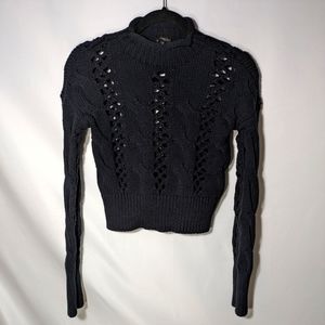 Express Open Knit Sweater | XS